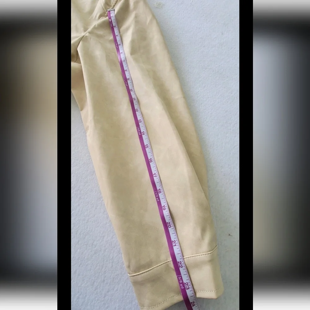 HUNTER & BROWN Women's Tan Leather Jacket NWT Size L‎ And XL Color Beige